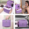 Makeup Bag Portable Travel Cosmetic Bag Waterproof Organizer Case with Zipper Toiletry Bags Gift for Women