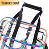 Holographic Shiny Laser PVC Tote Bag Lady Women Waterproof Stadium Swimming Travel Customised Transparent Tote Bag