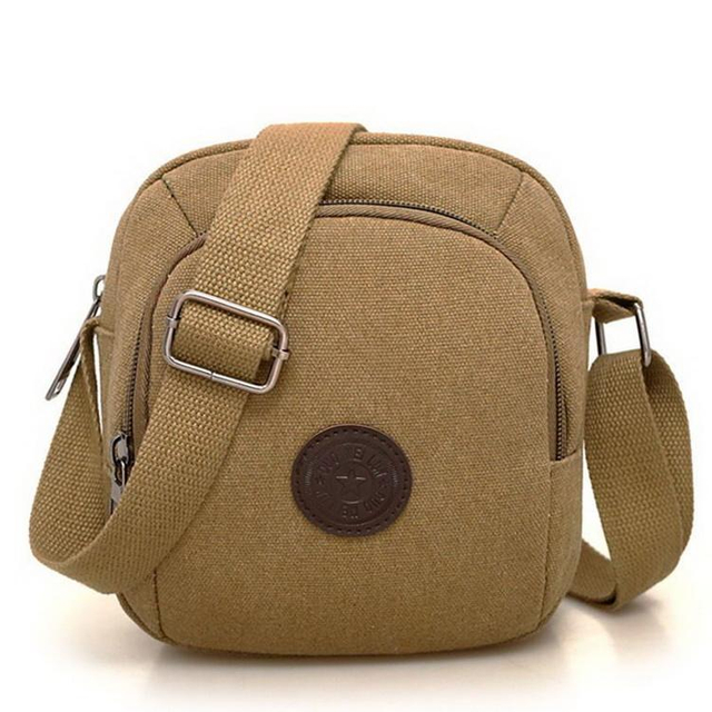 Custom logo chest bag wholesale ladies shoulder bags vintage stylish cotton canvas sling bag