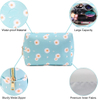 Portable PU Leather Versatile Full Printing Design Small Makeup Bag Travel Zipper Cosmetic Bag Pouch For Women