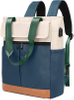 Custom Logo Women Tote Daypack Laptop Backpack Wide Top Open College School Travel Casual Backpack Ladies