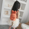 Children kids smart shoulder daypack soft lamb wool plush small cute backpacks for teenage girls