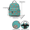 Green Polyester Cute Custom Cartoon Waterproof Popular Kid Book Bag School Bags Backpack For Girls