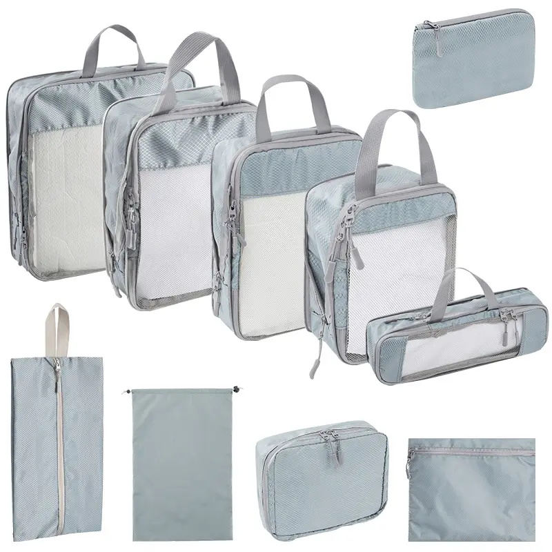 10pcs Set travel organizer bags