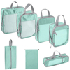 10pcs Set travel organizer bags Large Capacity luggage Packing cubes Waterproof travel laundry storage bag