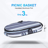 Waterproof Picnic Shopping Grocery Bag Collapsible Insulated Cooler Bag Picnic Basket Travel Camping Lunch Box Bag