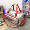 Custom Logo Pu Leather Tote Travel Bag Duffle Travelling Bags for Man