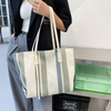 Fashion Shoulder Bag College Student Messenger Bag Cotton Canvas Handbag Casual Tote Crossbody