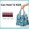 Promotional Reusable Supermarket Shopping Bag Large 50LBS Groceries Bags with Pouch