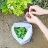 Washable Reusable Fruit Vege carrier storage RPET Mesh Produce Bag 5 pieces