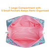 Custom Logo Nylon Cosmetic Bag Promotional Toiletry Bags for Women Waterproof Makeup Bag Wholesale