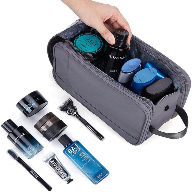 Popular Waterproof Travel Custom Portable Cosmetic Makeup Bag For Men