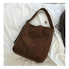 Customized Women\'s Shoulder Bags for Women Designer Handbags Open Oversize Clutch Purse Corduroy Tote Bag Cheap Wholesale