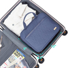 Blue Travel Large Capacity Hangable Toiletry Organizer Professional Makeup Bag Waterproof Cosmetic Bags With Hanging Hook