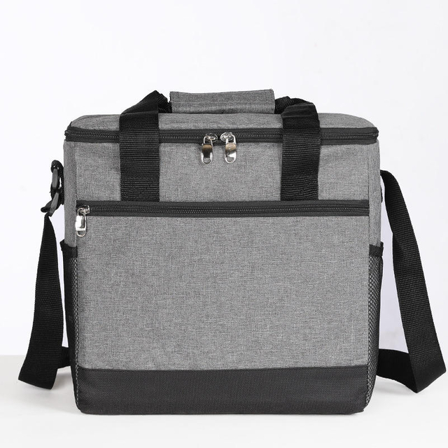 Men & Women- Leakproof Lunch Box Cooler W/ Removable Shoulder Strap Picnic Ice Thermal Soft Insulated Lunch Cooler Tote Bag