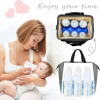 Custom Breastmilk Cooler Bags Travel Baby Bottle Carrier Tote Bag Milk Thermal Insulation Fabric Cooler Bag Women