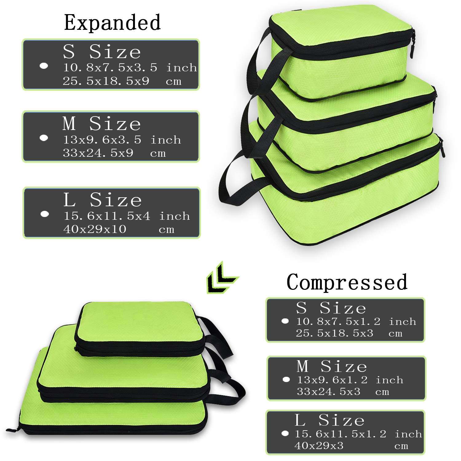 Luggage Packing Organizers Product Details