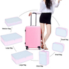 Multi Size 5 Set/6 Set Travel Packing Cubes Luggage Organizers With Shoe Bag Luggage Suitcase Organizer Bags Men Women