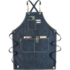 High Quality Work Apron with Tool Pockets Canvas Salon Camping Heavy Duty Adjustable Work Cross Back Apron