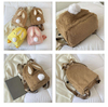 2022 Durable High quality plush rabbit back pack fur book bag children\'s backpack for women ladies