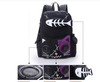 Canvas Notebook Laptop School Speaker Backpack Cycling Daypack for Girls