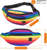 Lightweight Outdoor Sports Gym Fanny Pack Custom Hiking Cycling Waist Belt Bag for Women And Men