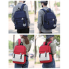 Wholesale 17.7 Inch Black Laptop Backpack Bag School Student Anti Theft Backpack with USB Charging Port
