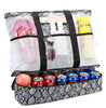 Top handle beach handbag for women nylon net beach towel bag swimming picnic travel high quality beach bag insulated