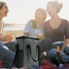 Custom Portable Travel Picnic Beach Thermal Bag Leakproof 6 Bottle Wine Insulated Cooler Bag
