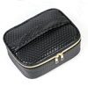 Elegant Lady Travel PU Leather Toiletry Cosmetic Bag Vegan Women Zipper Purse Pouch Bag Cosmetic for Multi Purpose