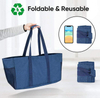 Multi-functional Extra Large Collapsible Travel Storage Organizer Foldable Fitness Picnic Utility Tote Bag