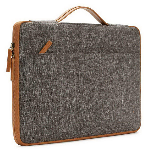 17 inch Laptop Sleeve Case Briefcase Portable Carrying Plush Lining Laptop Sleeve Notebook Case Bag