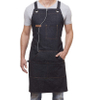 Wholesale Long Sleeve Personalised bbq Aprons For Men, Customizable Vintage Jeans Barbeque Aprons For Restaurants