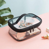 Wholesale Zipper Transparent Makeup Organizers Travel Bag Promotional PVC Clear Cosmetic Storage Bag New Design