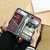 New design card holder women men card document organizer travel wallet passport organizer for business