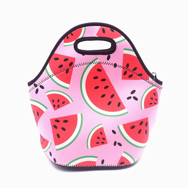 Custom Neoprene Lunch Bag Waterproof Insulated Picnic Cooler Bag Neoprene Food Delivery Bags
