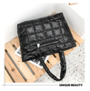 Comfortable Light Weight Quilted Women Handbag Tote Puffy Duffle Bag