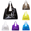 Fashion PVC Shoulder Handbag Waterproof Beach Clear Tote Shopping Bags for Women