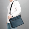 luxury water resistant men crossbody bag with adjustable strap lightweight travel messenger shoulder bag