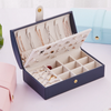 Large Capacity Earring Ring Jewelry Cases Multi-functional Custom Travel Jewelry Case Box For Women
