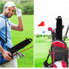 Hot Sales Portable Outdoor Sports 7 Beer Can Golf Beer Cooler Tube Bag Custom Insulated Sleeve Bag with additional Can Holder