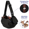 Adjustable Hand Free Small Cat Puppy Pet Sling bag Carrier Padded Strap Dog Tote Bag Breathable Cotton Shoulder Bag