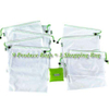 Wholesale washable foldable mesh produce bag, reusable vegetable fruit net bag
