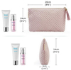Private Label Elegant Lady Velvet Personalised Make Up Bag Makeup Pouch Cosmetic Zipper Purse Women Travel Bag with Tassel