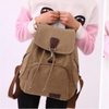 High Quality Women Canvas Backpack Drawstring School Bag Factory Price