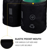 Waterproof Luggage Travel Cup Holder With Thermal Insulation Phone Pocket Free Your Hand Coffee Cup Carrier