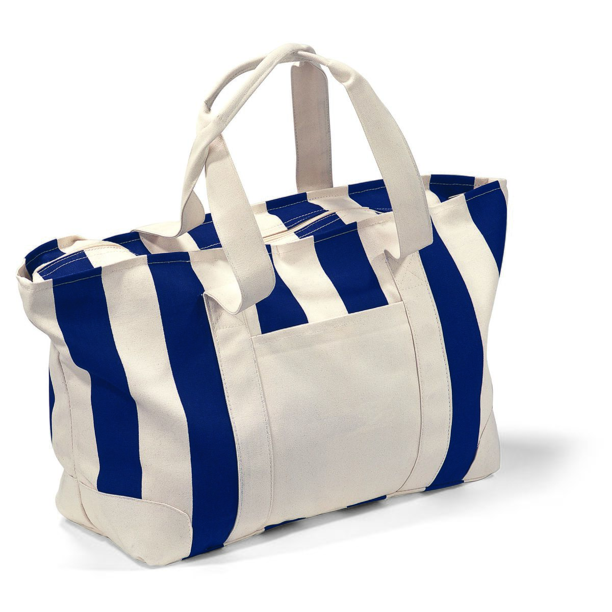 Manufacturing Oversized Classic Yet Functional Striped Canvas Tote Bag