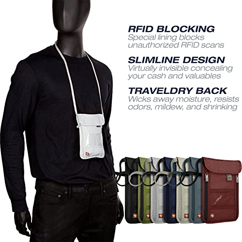 neck wallet travel pouch customized