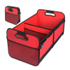 Durable heavy duty custom logo car bag organizer for shopping grocery camping foldable car trunk organizer bag in car