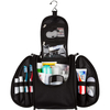 Wholesale Custom Logo Waterproof Black Cosmetic Organizer Makeup Container Hanging Travel Toiletry Bag for Men